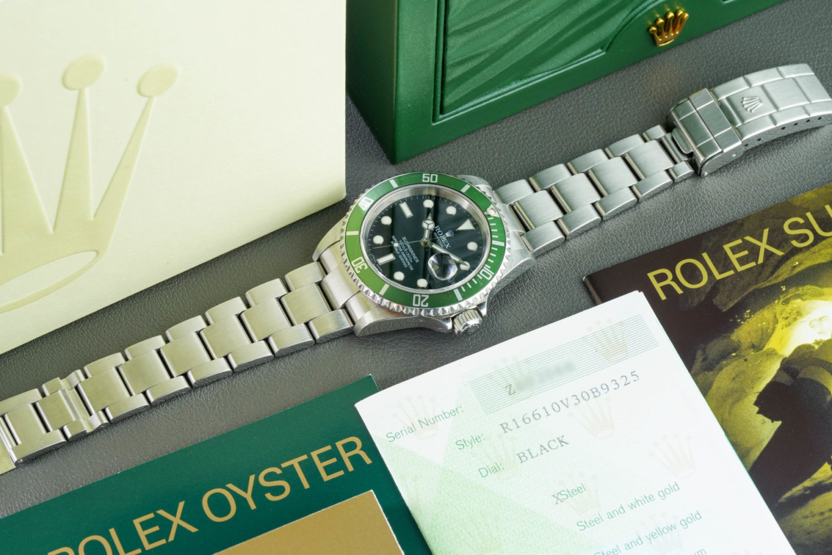 Rolex “Full-Set 16610LV Kermit” Submariner - Menta Watches- Buy and Modern